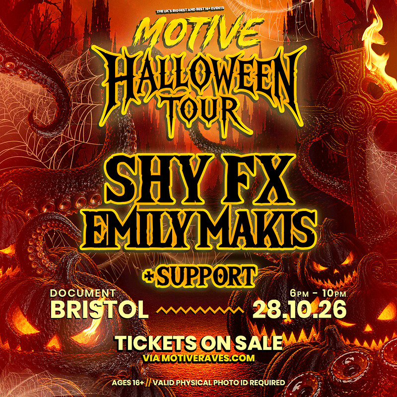 SuperMotive Bristol 16+ Halloween Rave at DOCUMENT