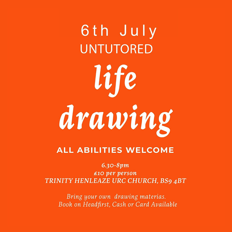 Life Drawing at Trinity Henleaze URC Church -  Leonard Hall