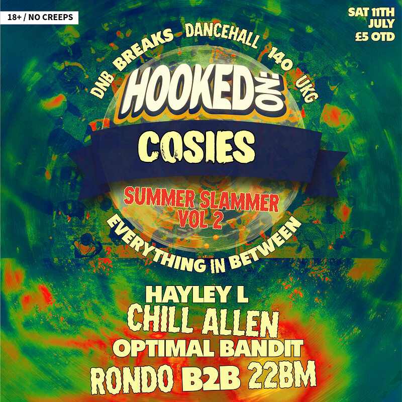 Hooked On Cosies: Summer Slammer Vol.2 at Cosies