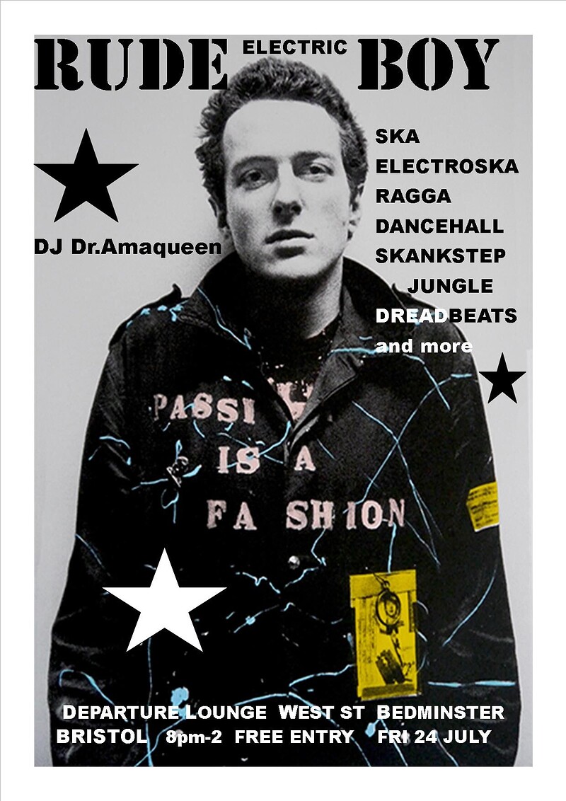 Electric RUDE BOY at Departure Lounge West St. Bedminster