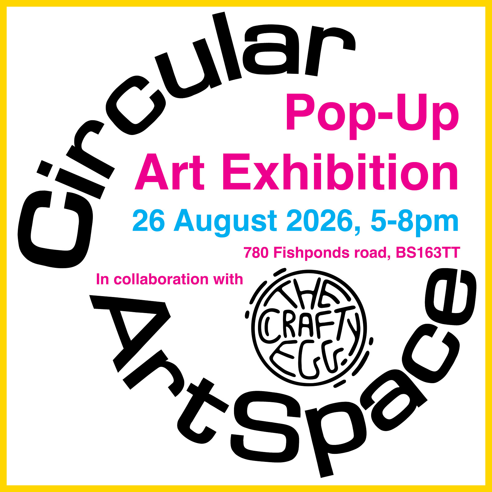 Pop-Up Art Exhibition at The Crafty Egg (Fishponds)