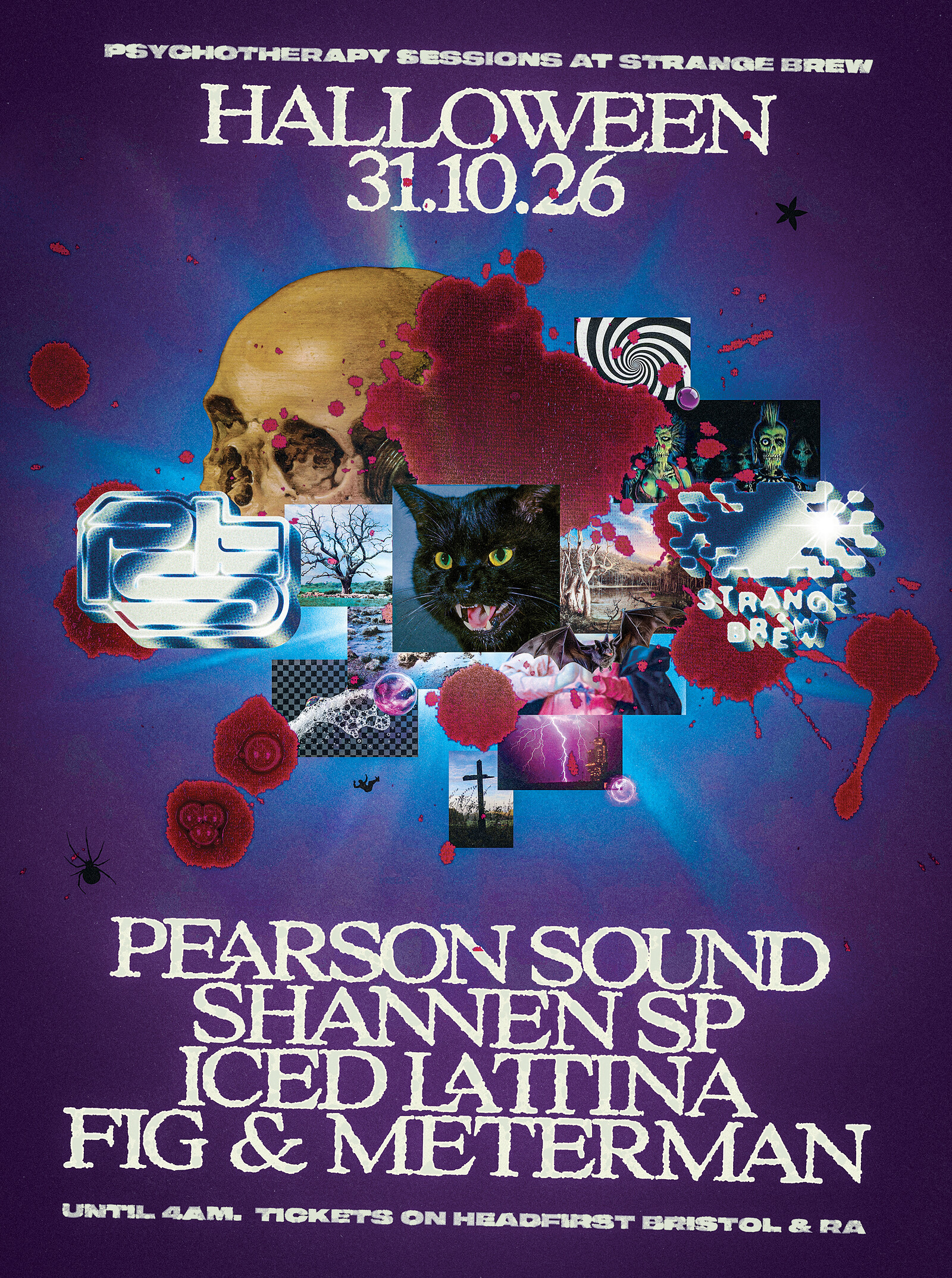 PTS Halloween ϟ Pearson Sound, Shannen SP ++ at Strange Brew