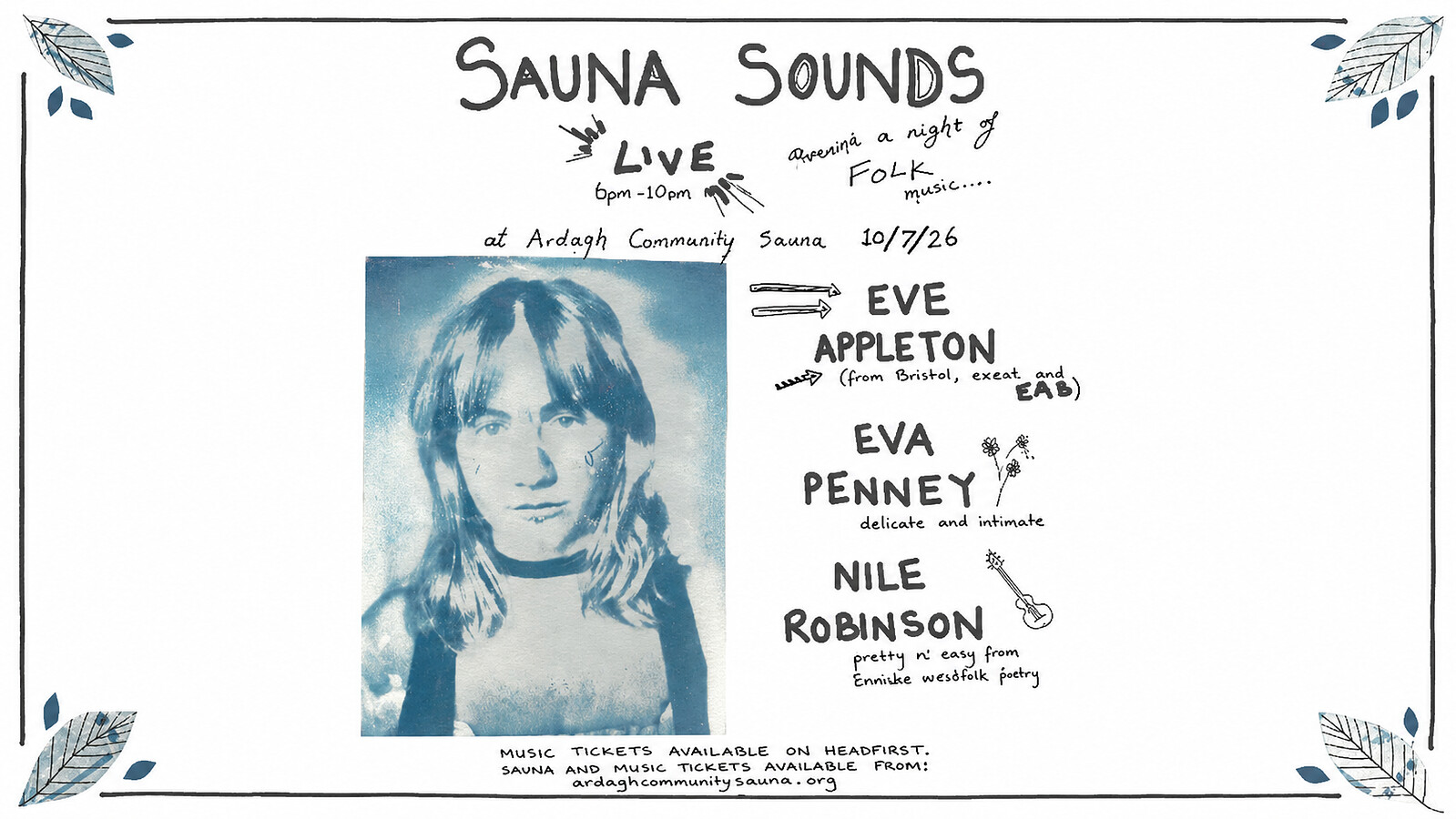 Sauna Sounds : Eve Appleton & Friends at Ardagh Community Sauna