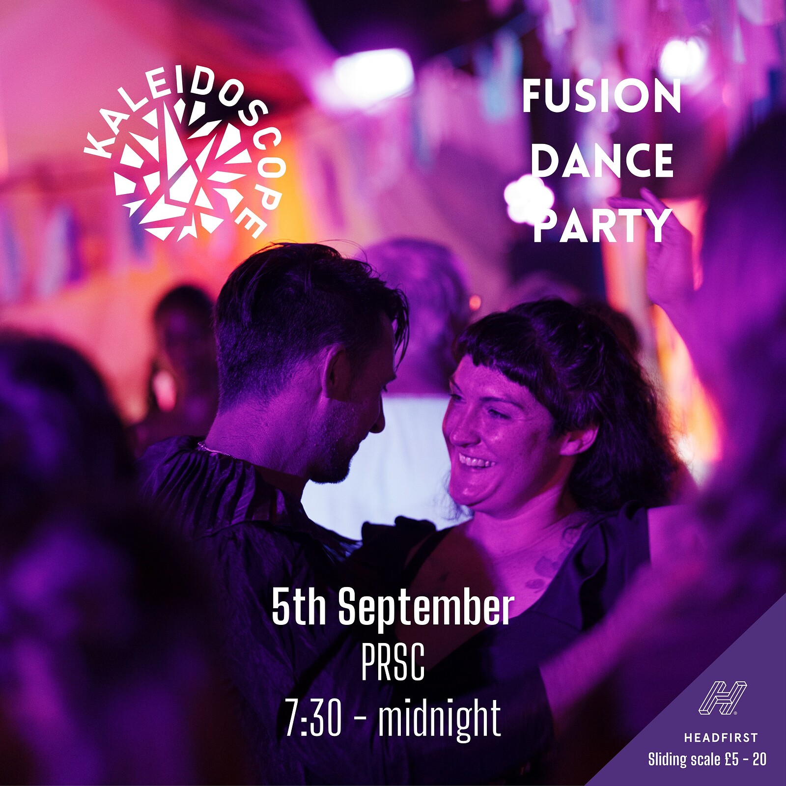 Kaleidoscope fusion dance night - September at PRSC - people's republic of stokes croft