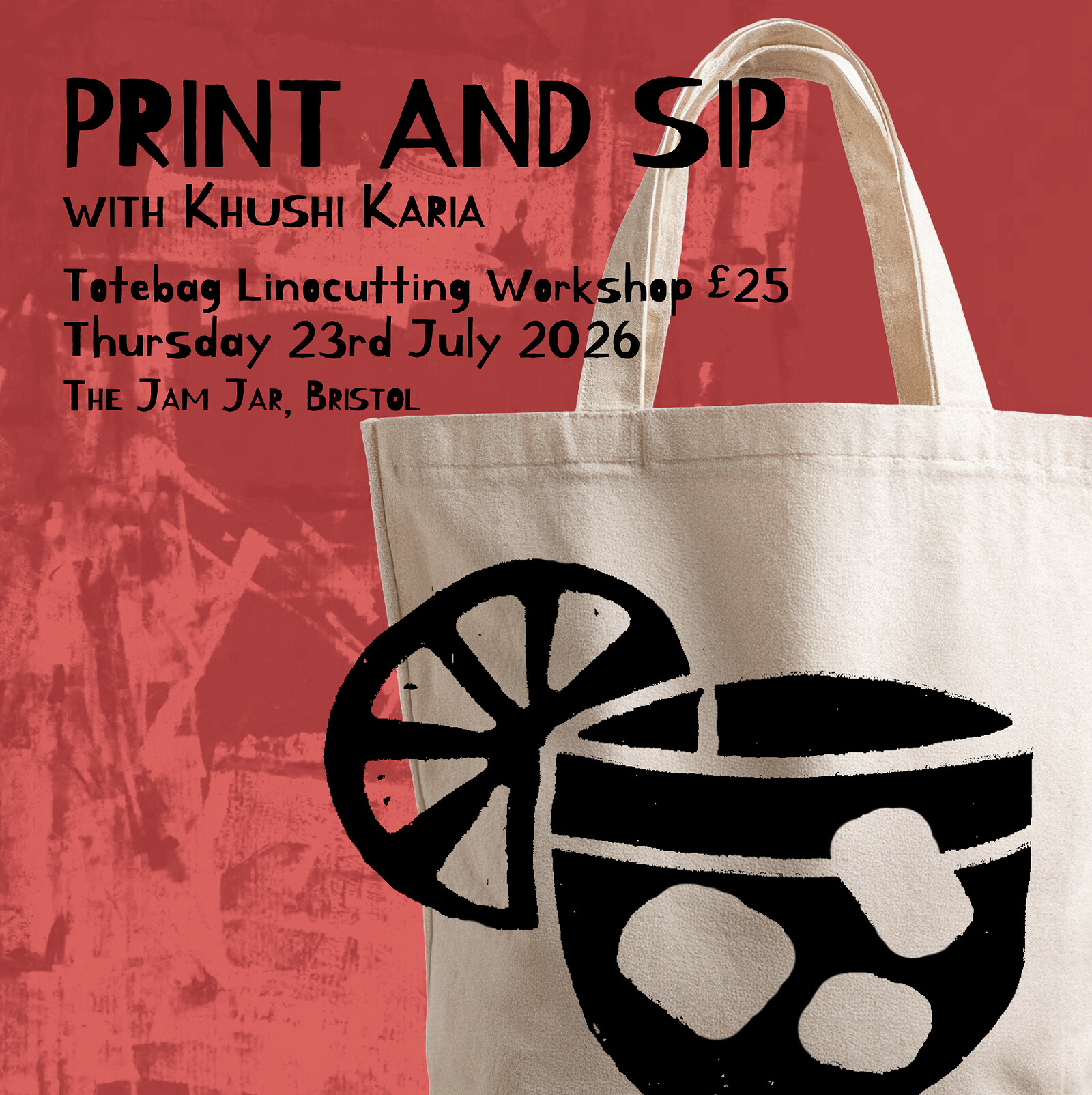 Print & Sip with Khushi Karia at The Jam Jar