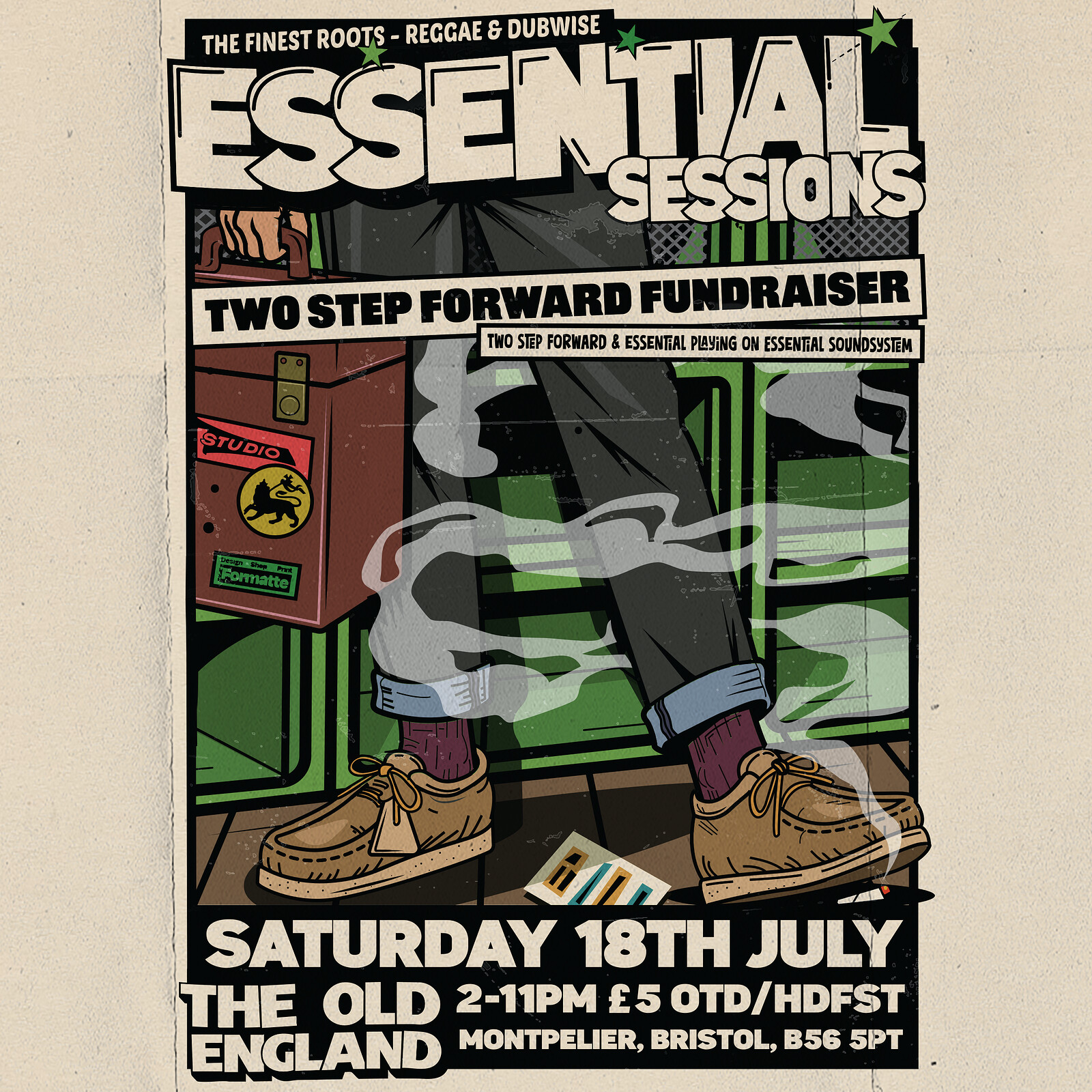 Essential Sessions - Two Step Forward Fundraiser at The Old England Pub