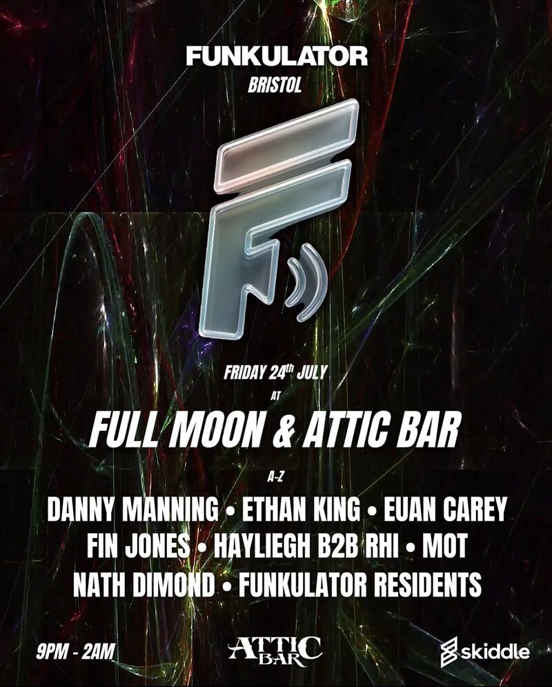 Funkulator Bristol at The Full Moon & Attic Bar