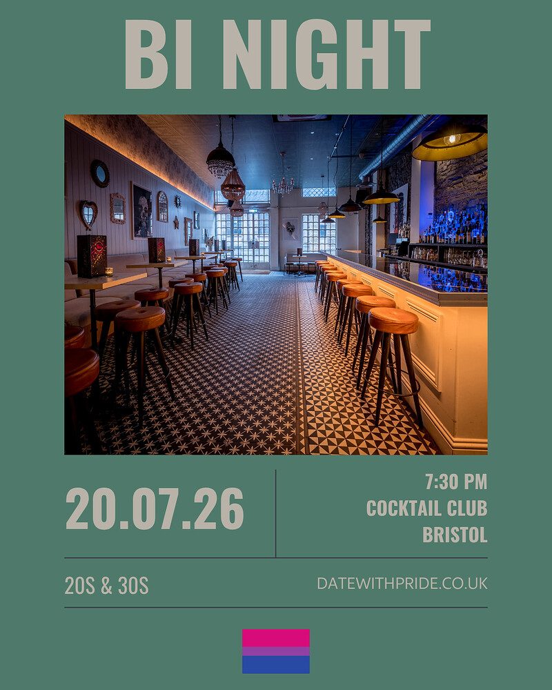 Bi Night - LGBTQ+ Speed Dating Bristol at Cocktail Club Corn Street