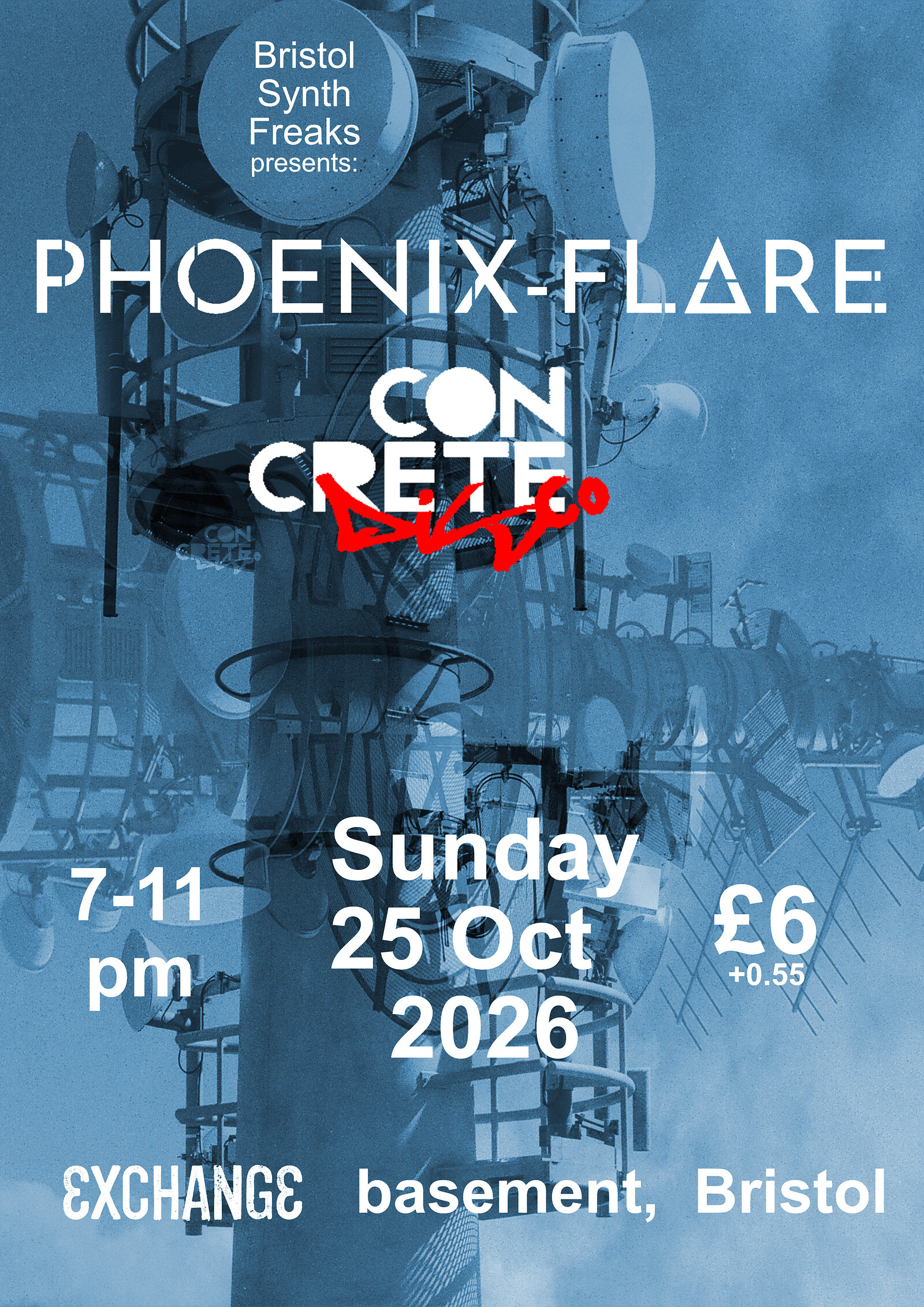 Bristol Synth Freaks presents Synthwave with Phoenix-Flare & Concrete Disco at Exchange