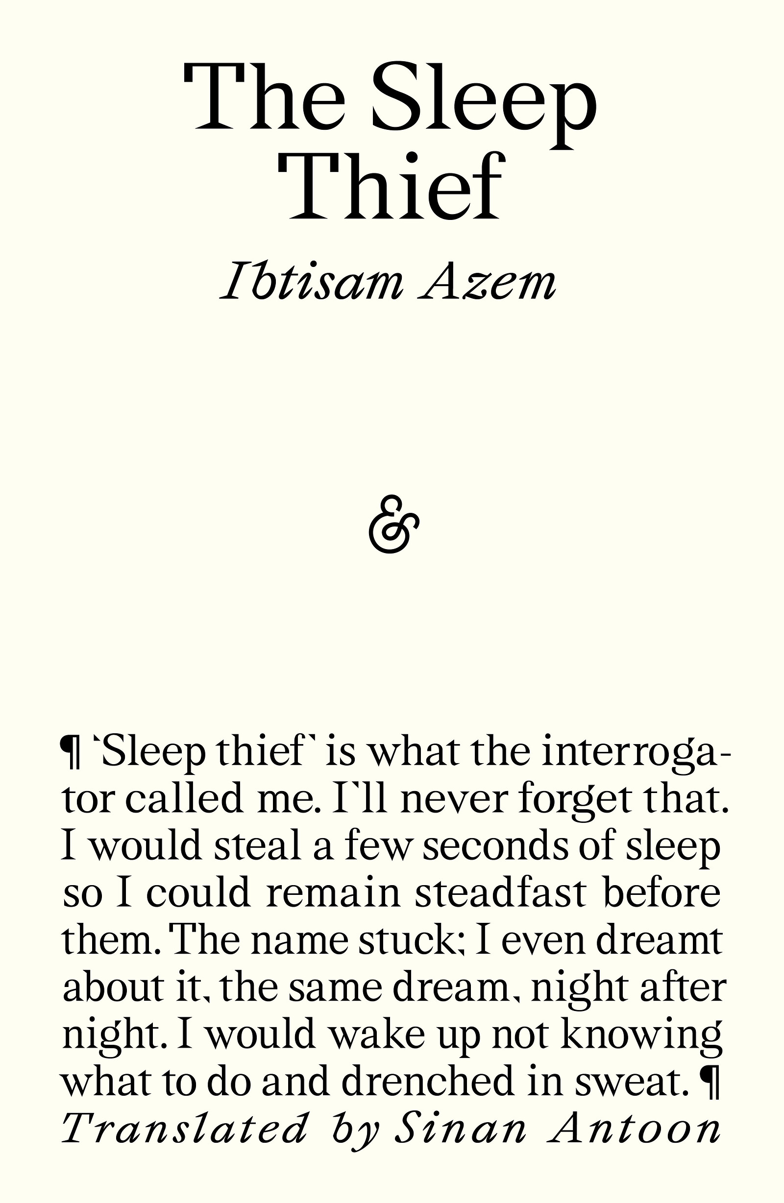 The Sleep Thief launch with Ibtisam Azem at Bookhaus