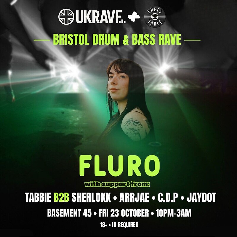 UKRAVE x CHEFS TABLE: Drum & Bass at Basement 45