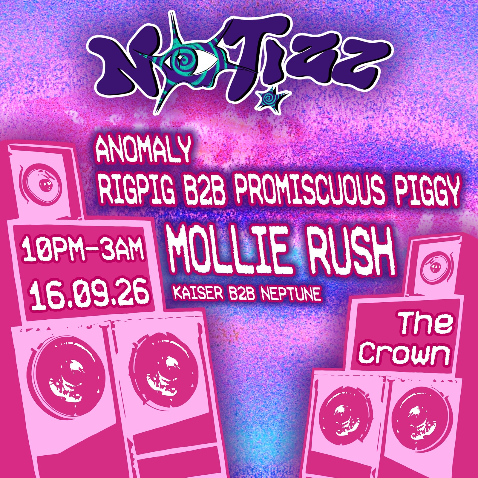 Notizz: Mollie Rush + Support at The Crown