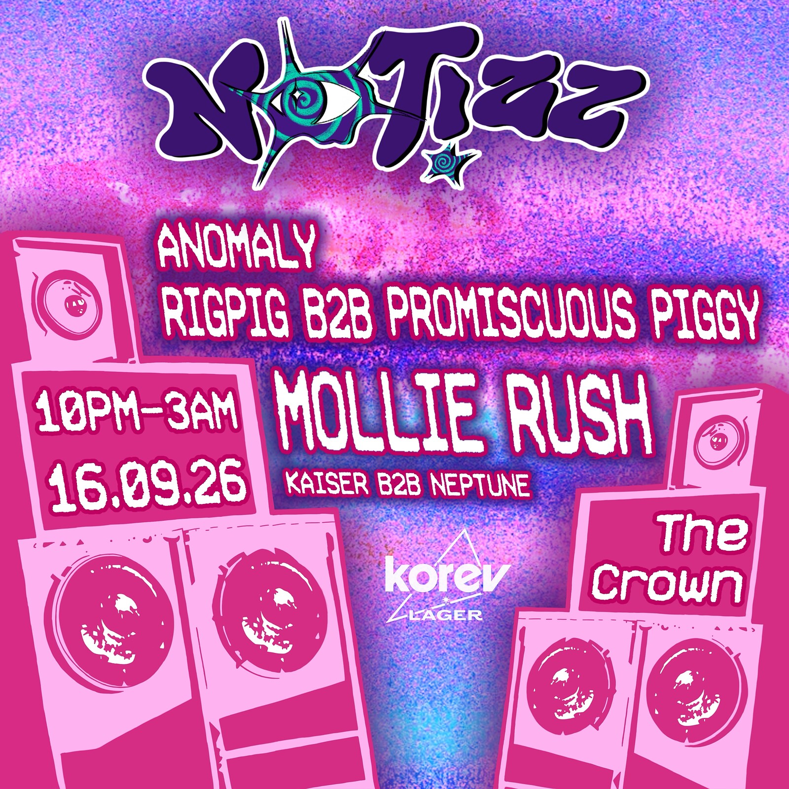 Notizz: Mollie Rush + Support at The Crown