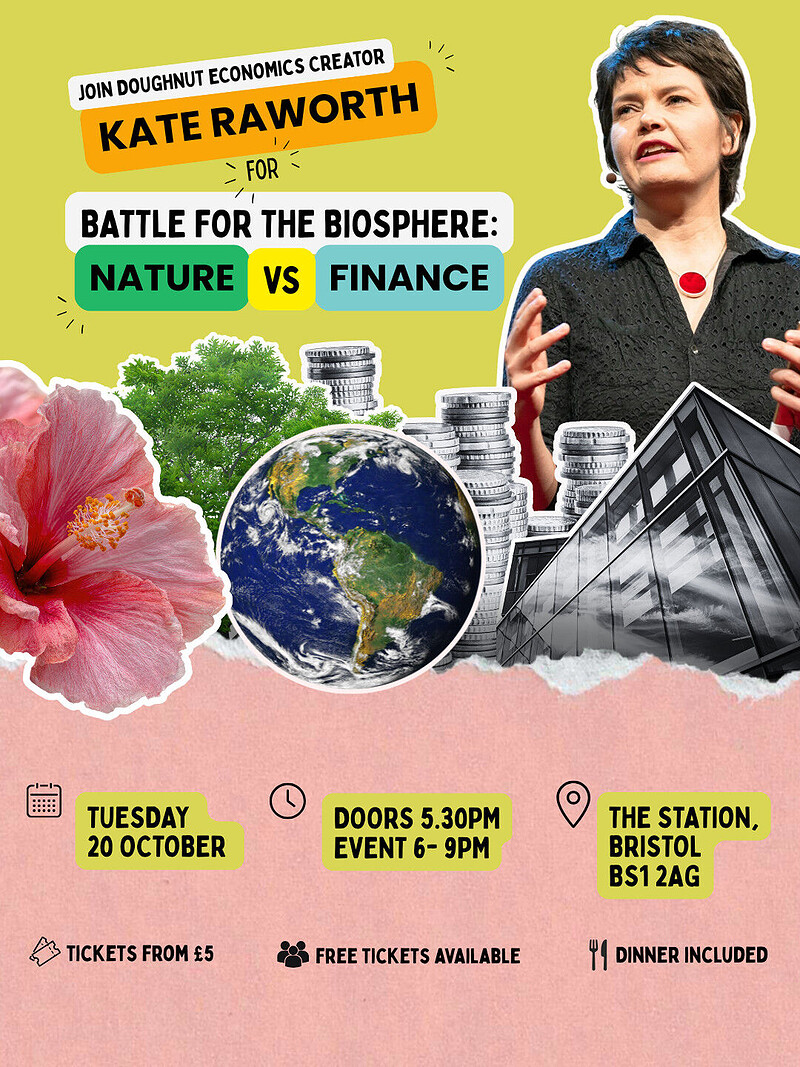 Kate Raworth’s Doughnut Economics Circus: Battle for the Biosphere at The Station