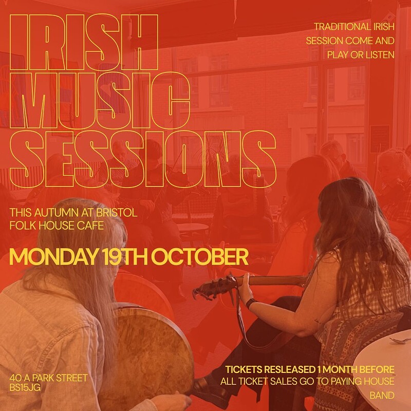Irish Music Session at Bristol Folk House