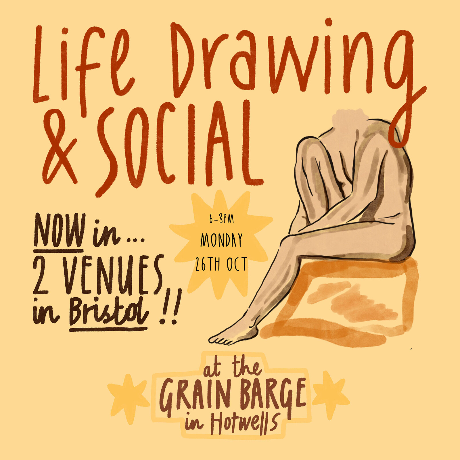 Life Drawing & Social at The Grain Barge