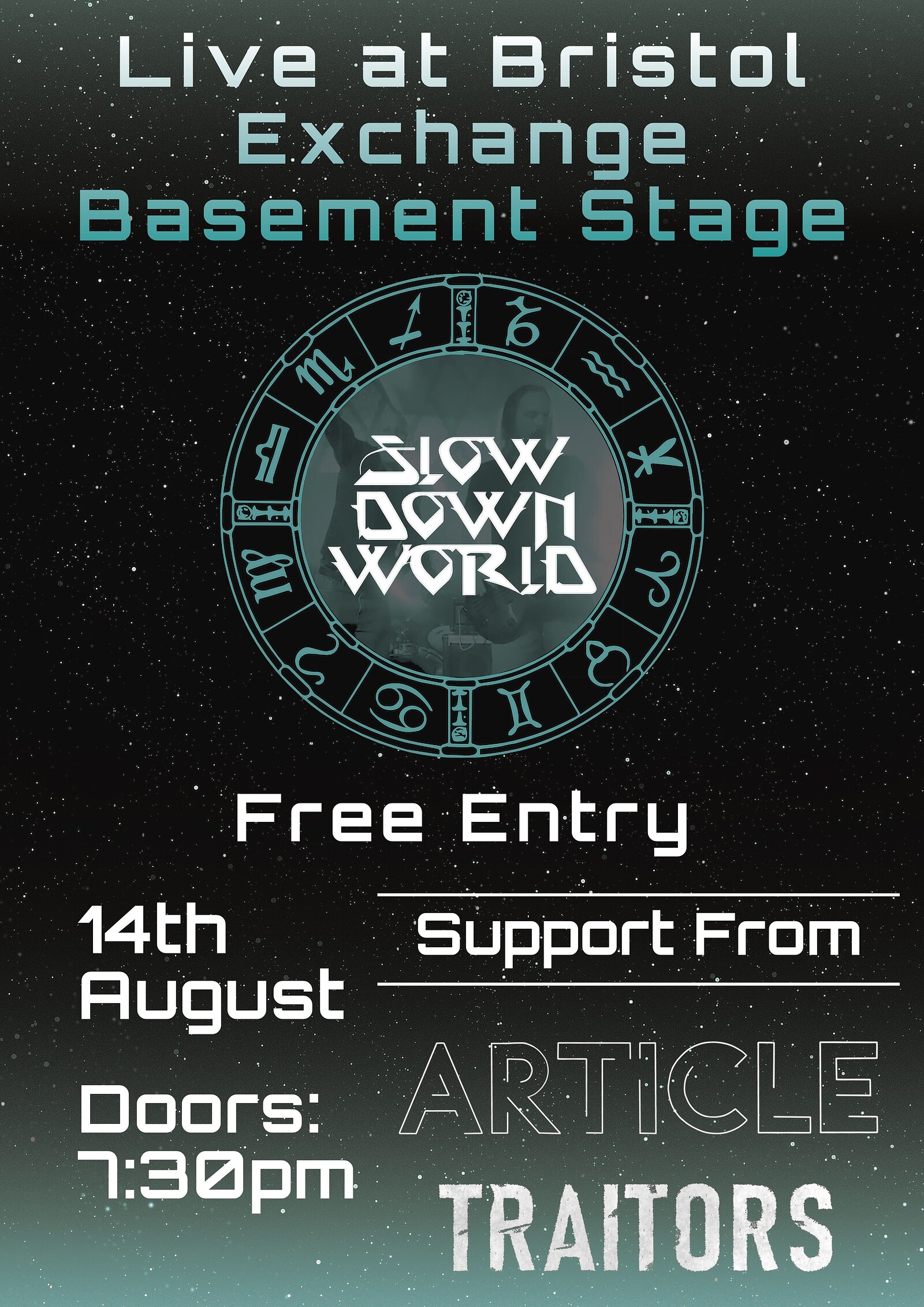 Slow Down World at Exchange