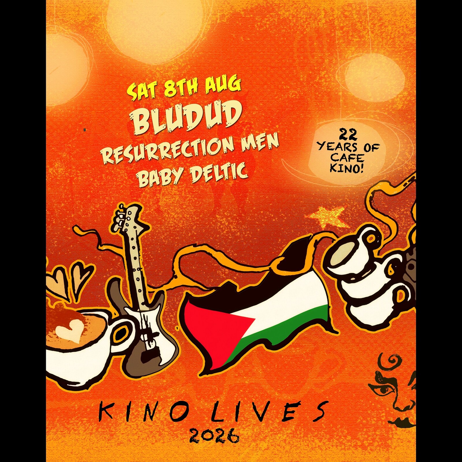 Bludud + Resurrection Men + Baby Deltic at Cafe Kino
