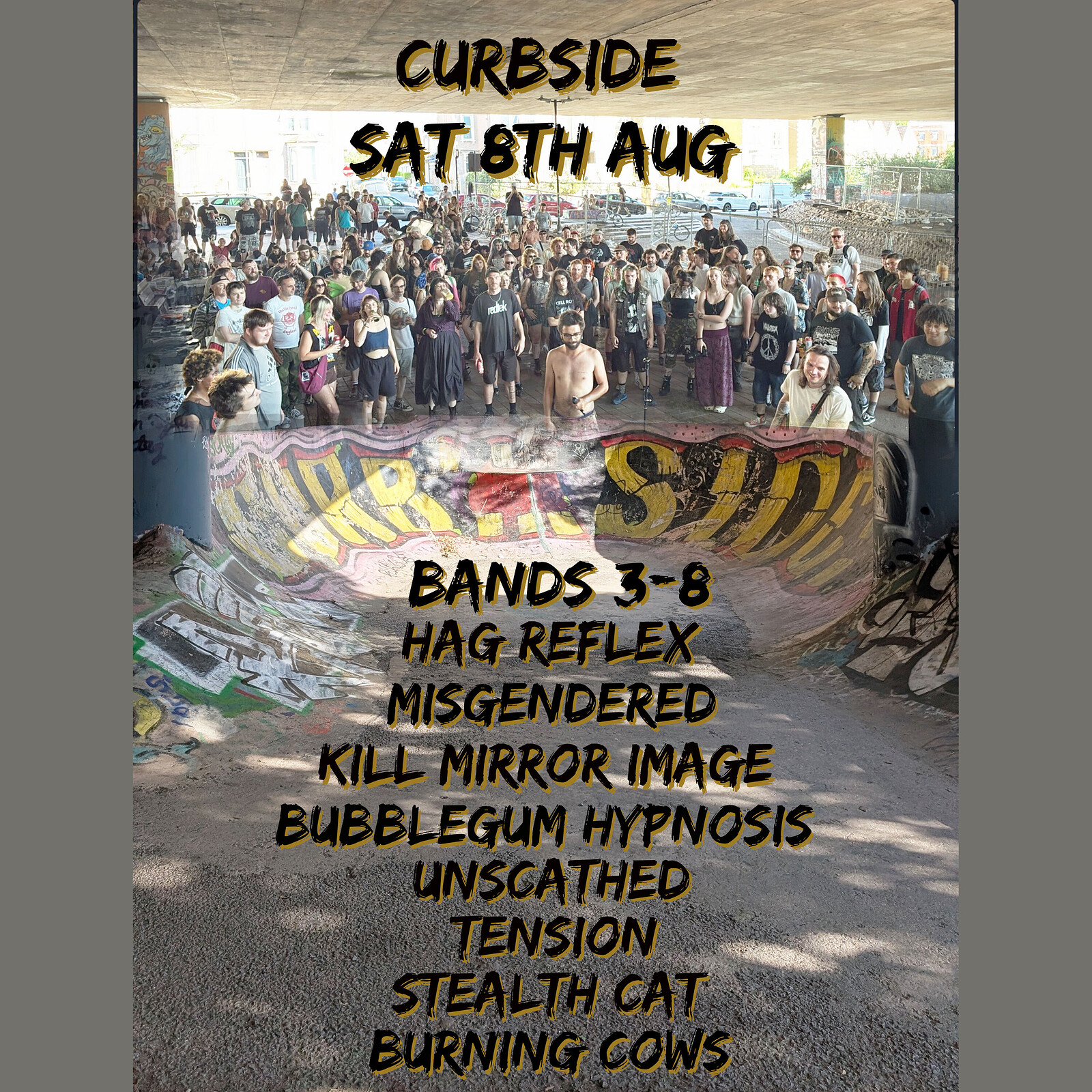 Curbside Punk Fiesta at Curbside Skatepark BS3