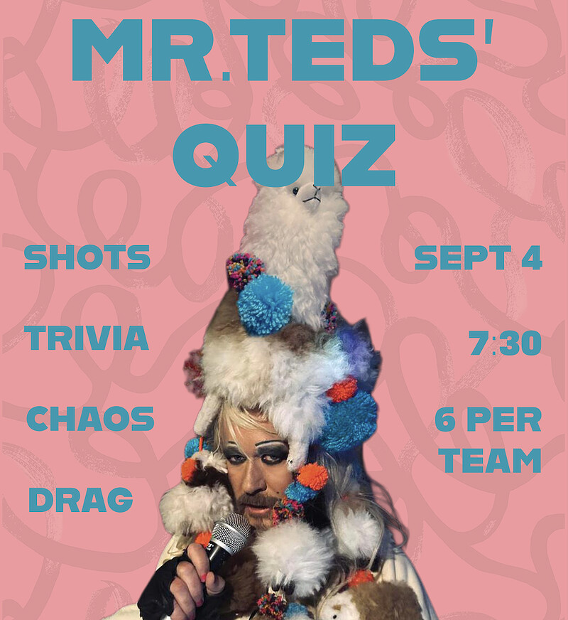 Mr Teds' Quiz at The Greenbank Pub