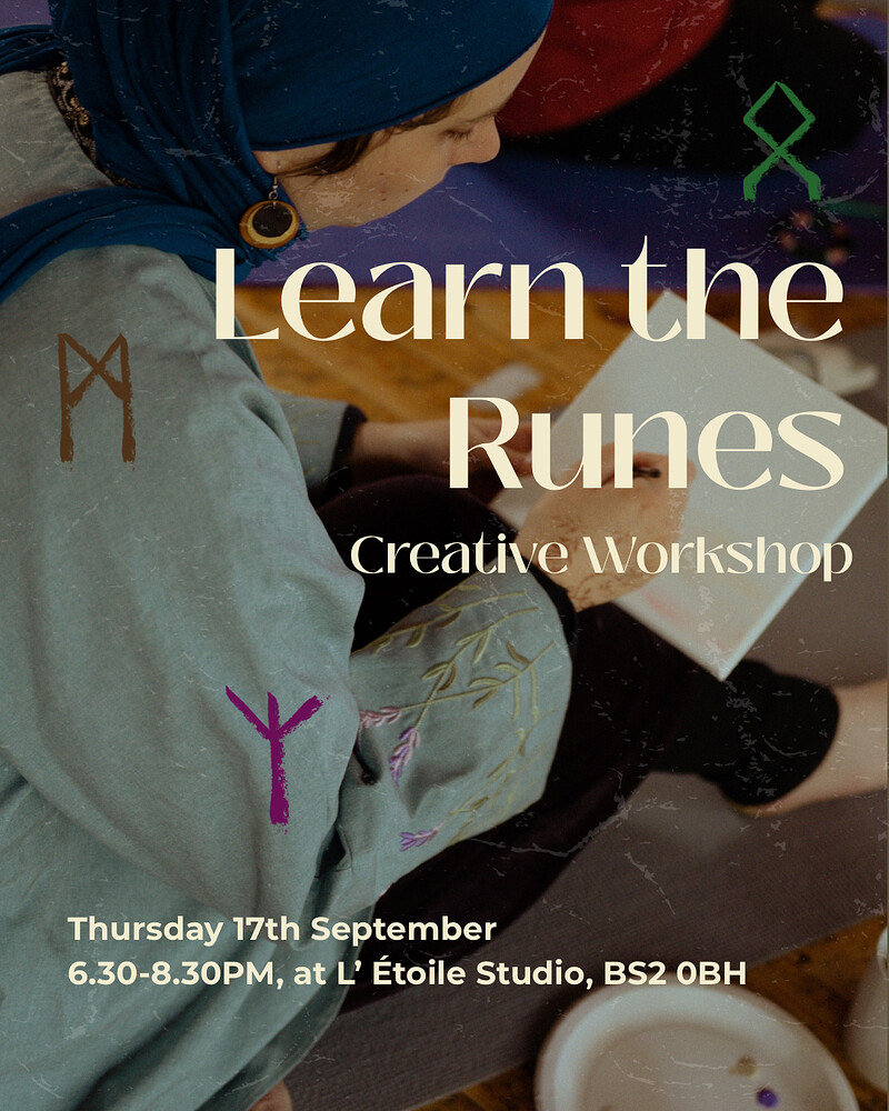 Learn the Runes: Talk & Creative Workshop at L'Étoile Studio
