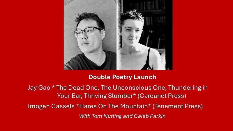 Double Poetry Launch: Jay Gao at East Bristol Books