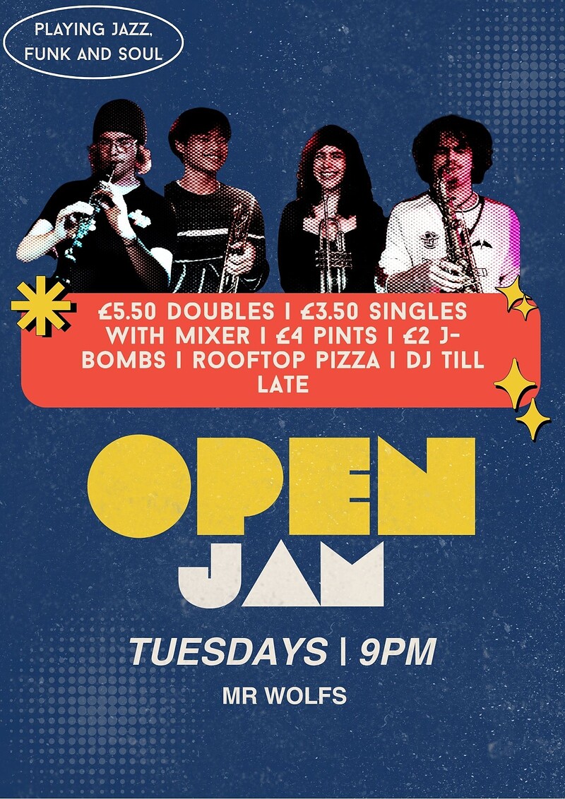Open Jam at Mr Wolfs