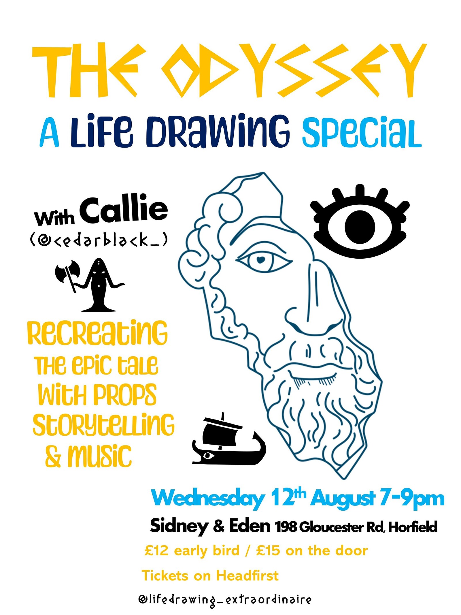 Life Drawing The Odyssea at Sidney & Eden