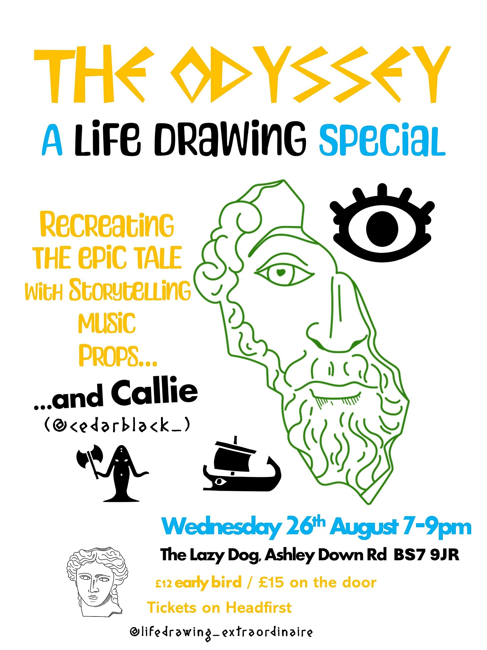 Life Drawing The Odyssey at Sidney & Eden