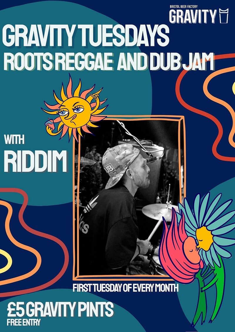 Riddim- Roots Reggae and Dub Jam - Gravity Tuesdays Jam Night at The Canteen