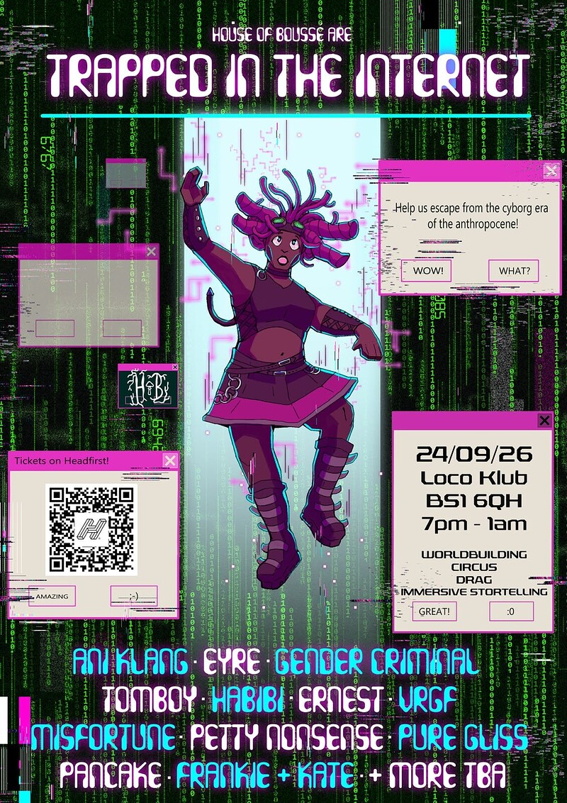 HOUSE OF BOUSSÉ ARE TRAPPED IN THE INTERNET at Loco Klub