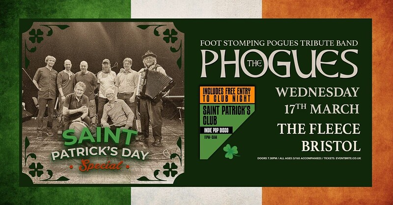 The Phogues – Pogues tribute band St Patrick’s Day Special at The Fleece