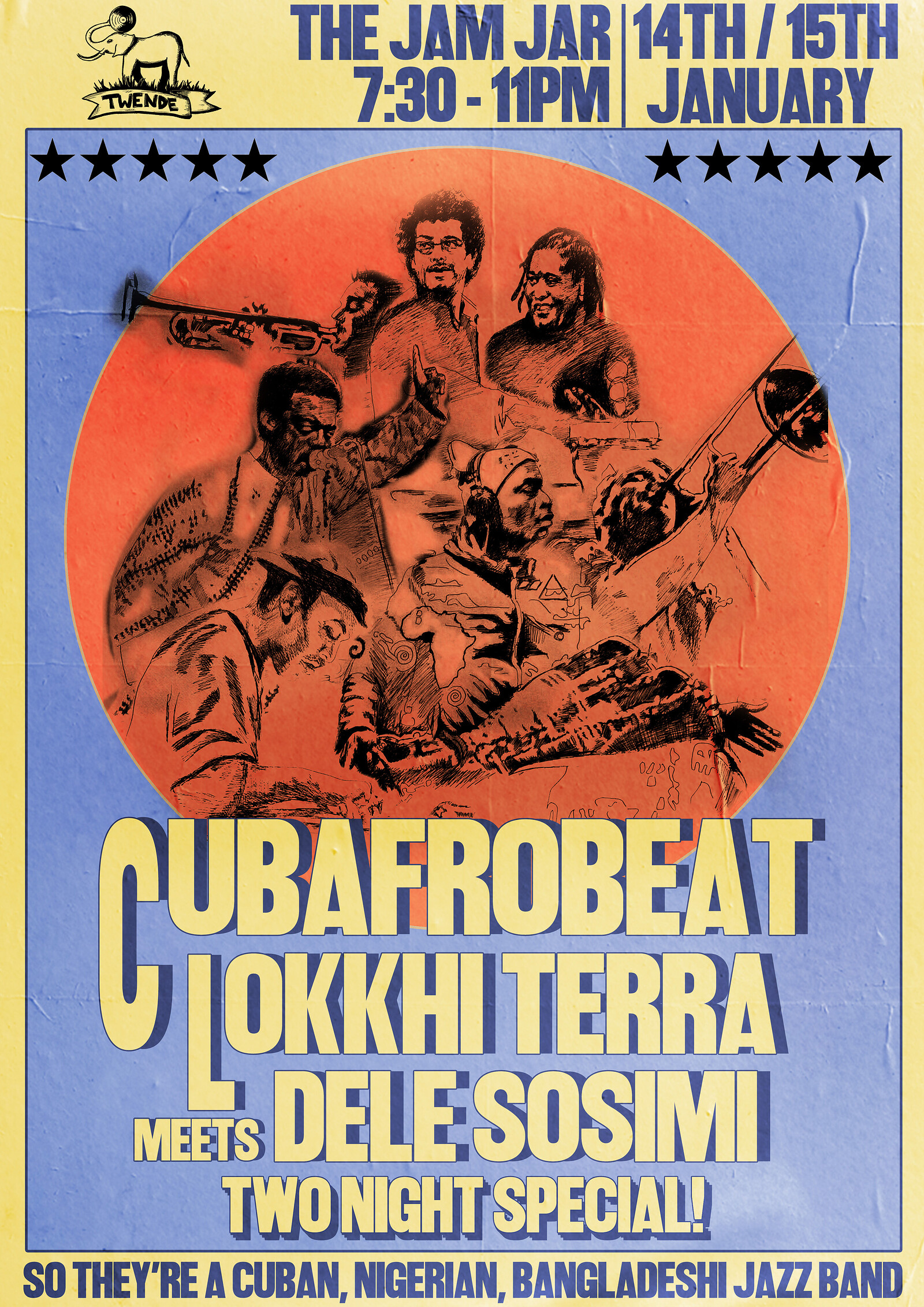 Cubafrobeat ; Lokkhi Terra meets Dele Sosimi at The Jam Jar