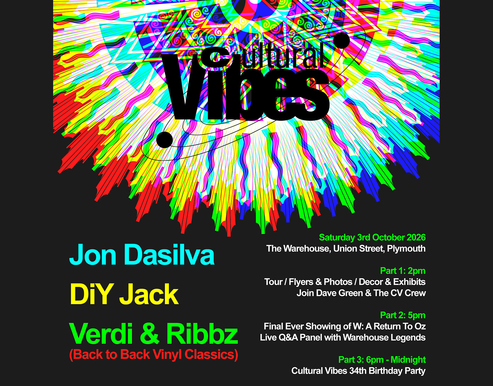 Cultural Vibes Goes BACK TO THE WAREHOUSE at Warehouse