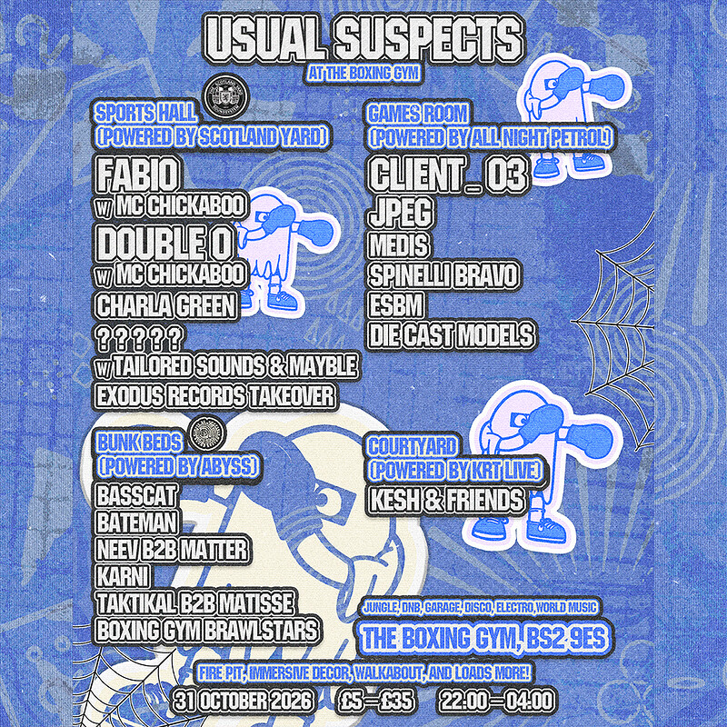 The Usual Suspects - Halloween Weekender pt. 2 at The Boxing Gym