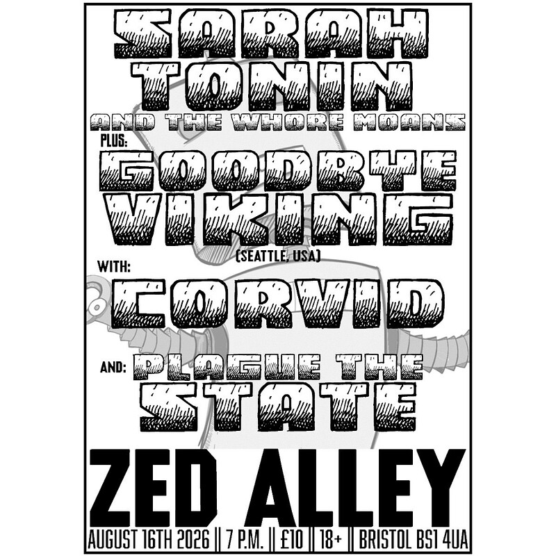 GOODBYE VIKING + supports at Zed Alley