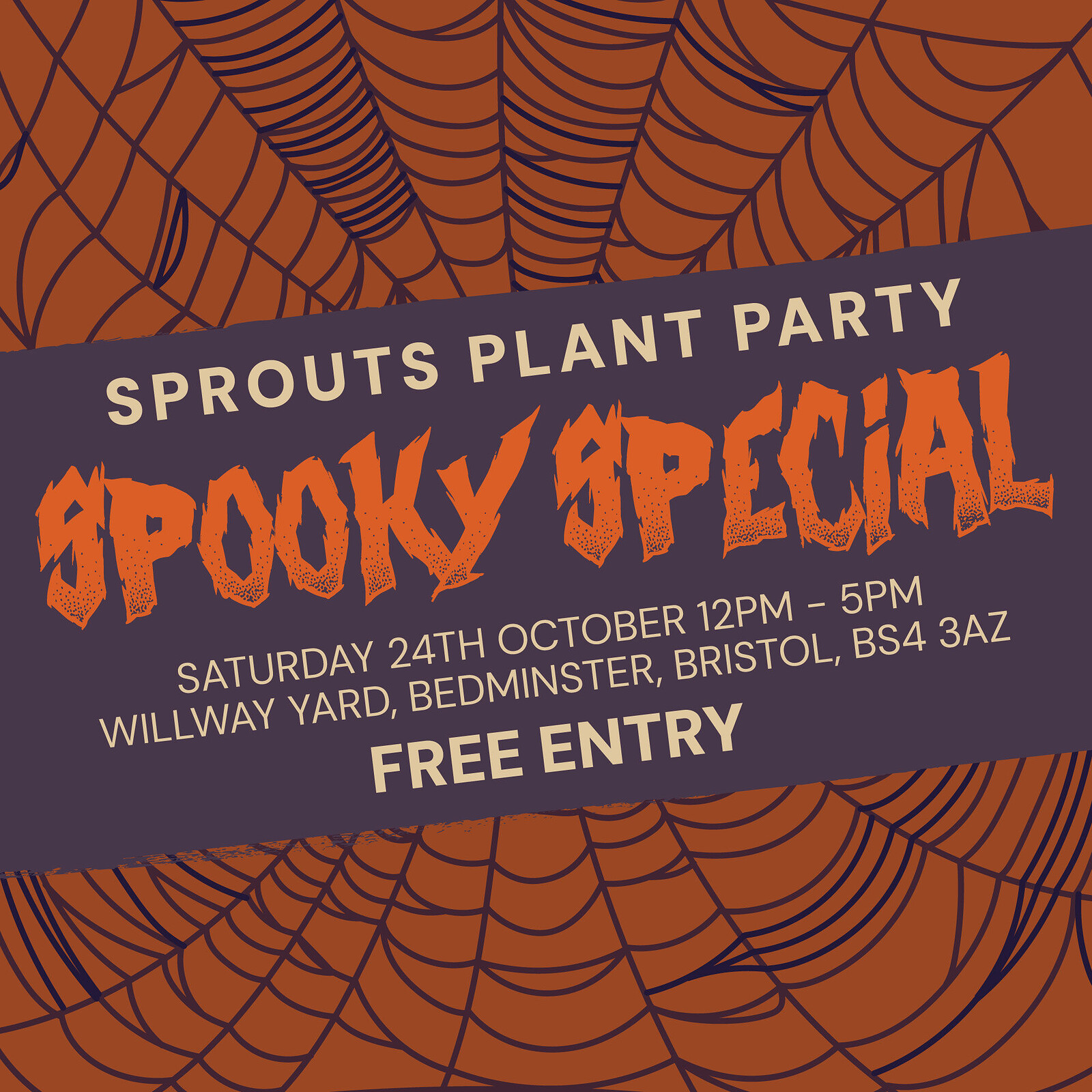 Sprouts Plant Party – Spooky Special at Willway Yard