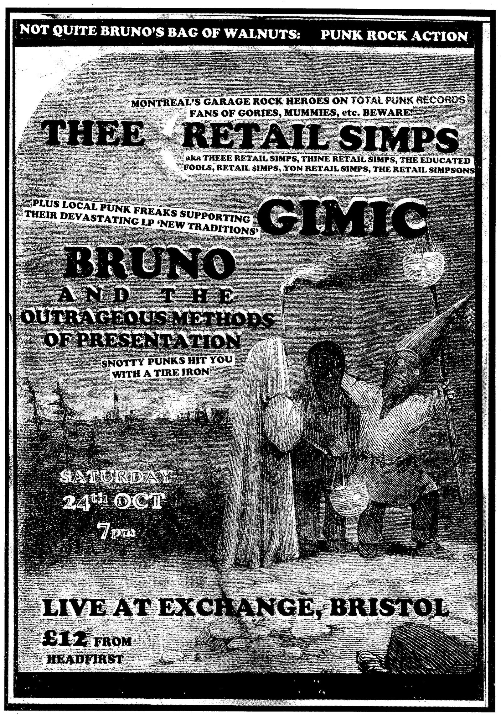 RETAIL SIMPS, GIMIC and BRUNO BOMP at Exchange