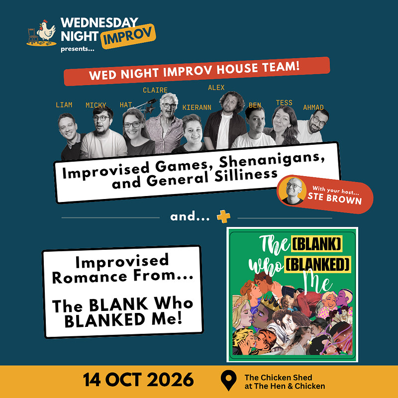 Wednesday Night Improv: October Show at The Hen & Chicken