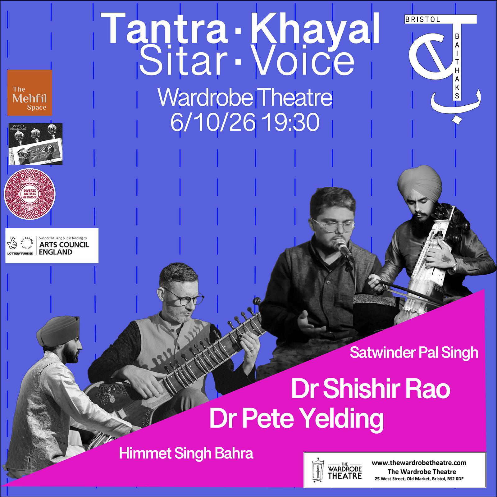 Tantra & Khayal at The Wardrobe Theatre