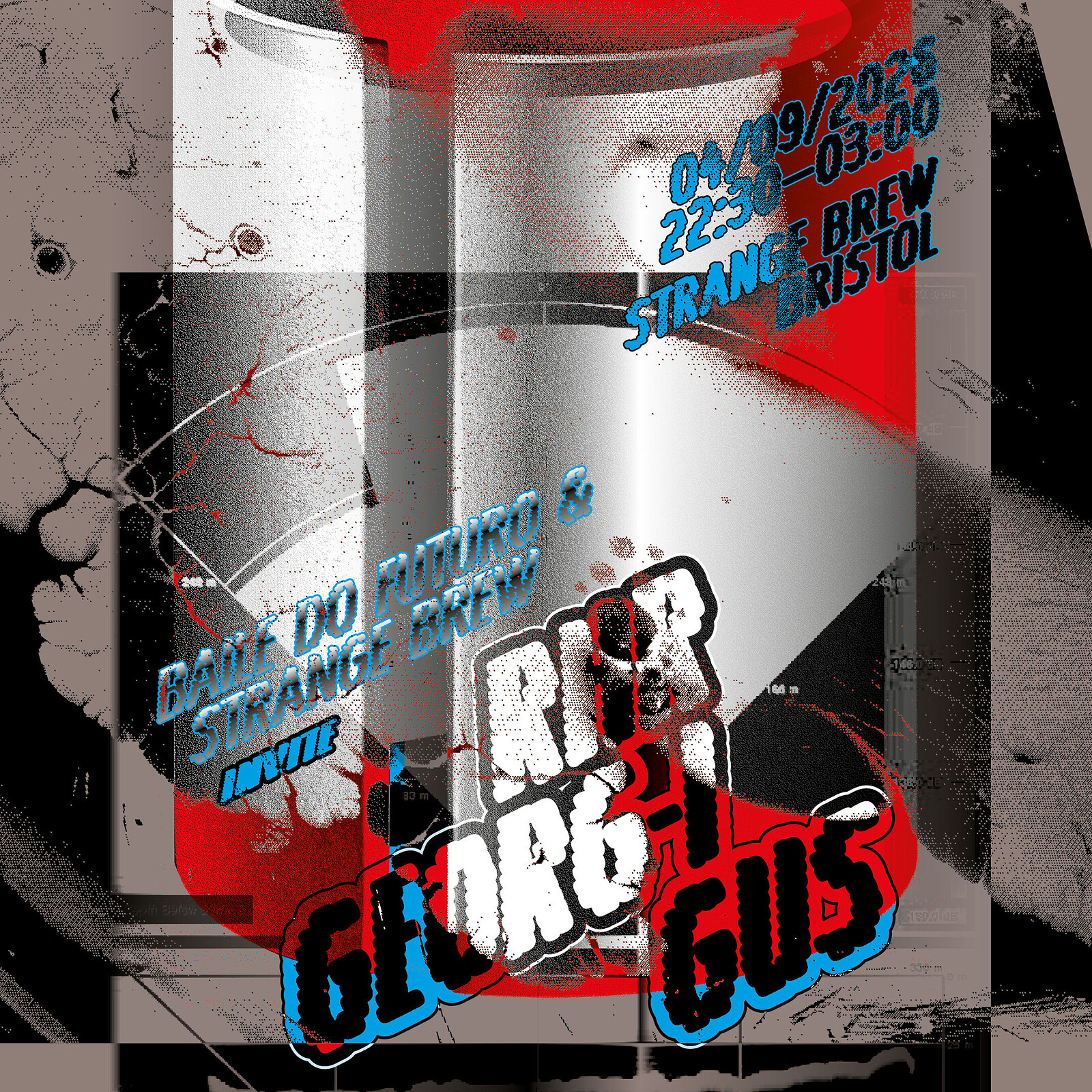 Baile do Futuro & Strange Brew invite: RHR, georg-i & Gus at Strange Brew