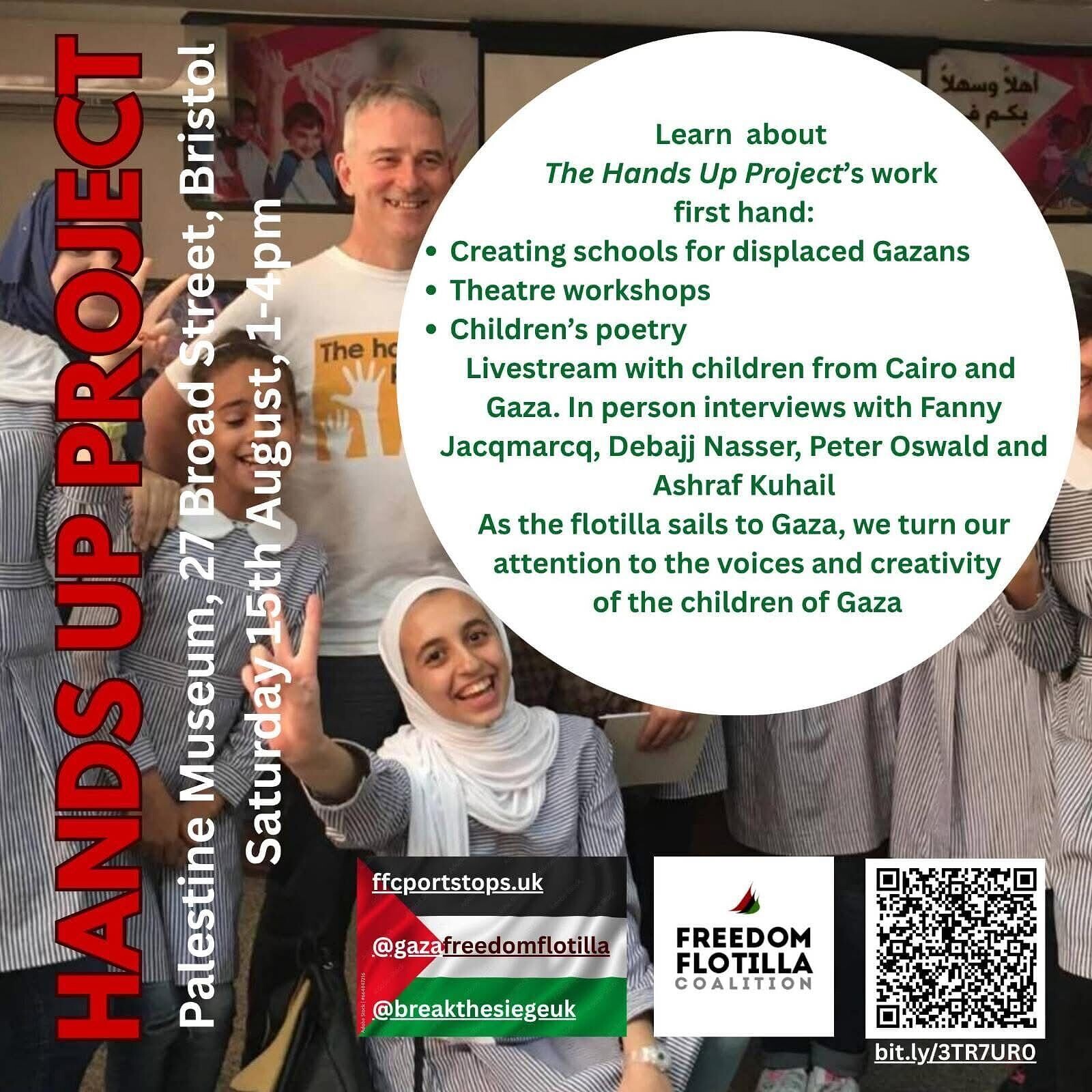 Hands Up Project x Freedom Flotilla Launch at Bristol Palestine Museum