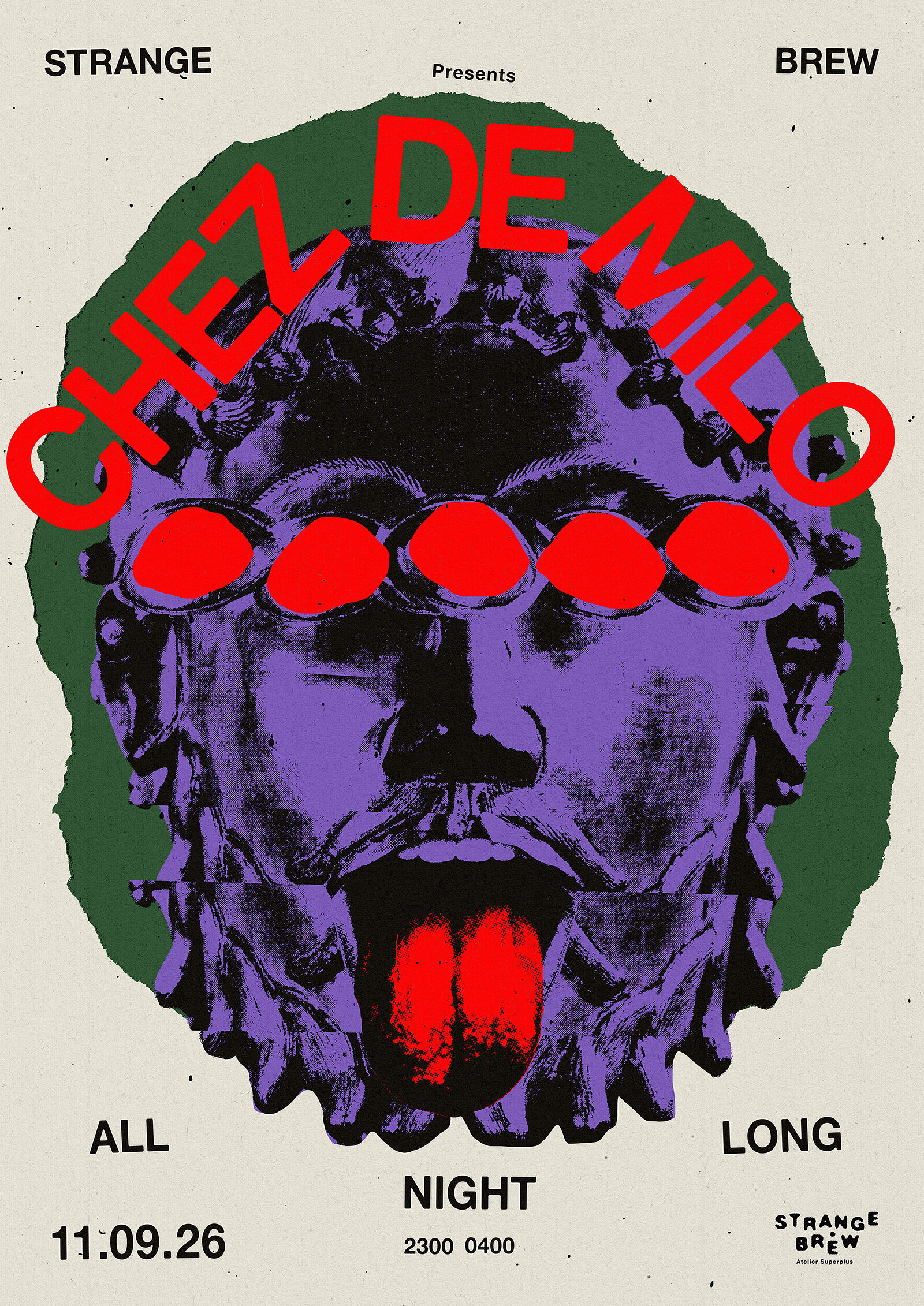 Strange Brew presents Chez De Milo at Strange Brew