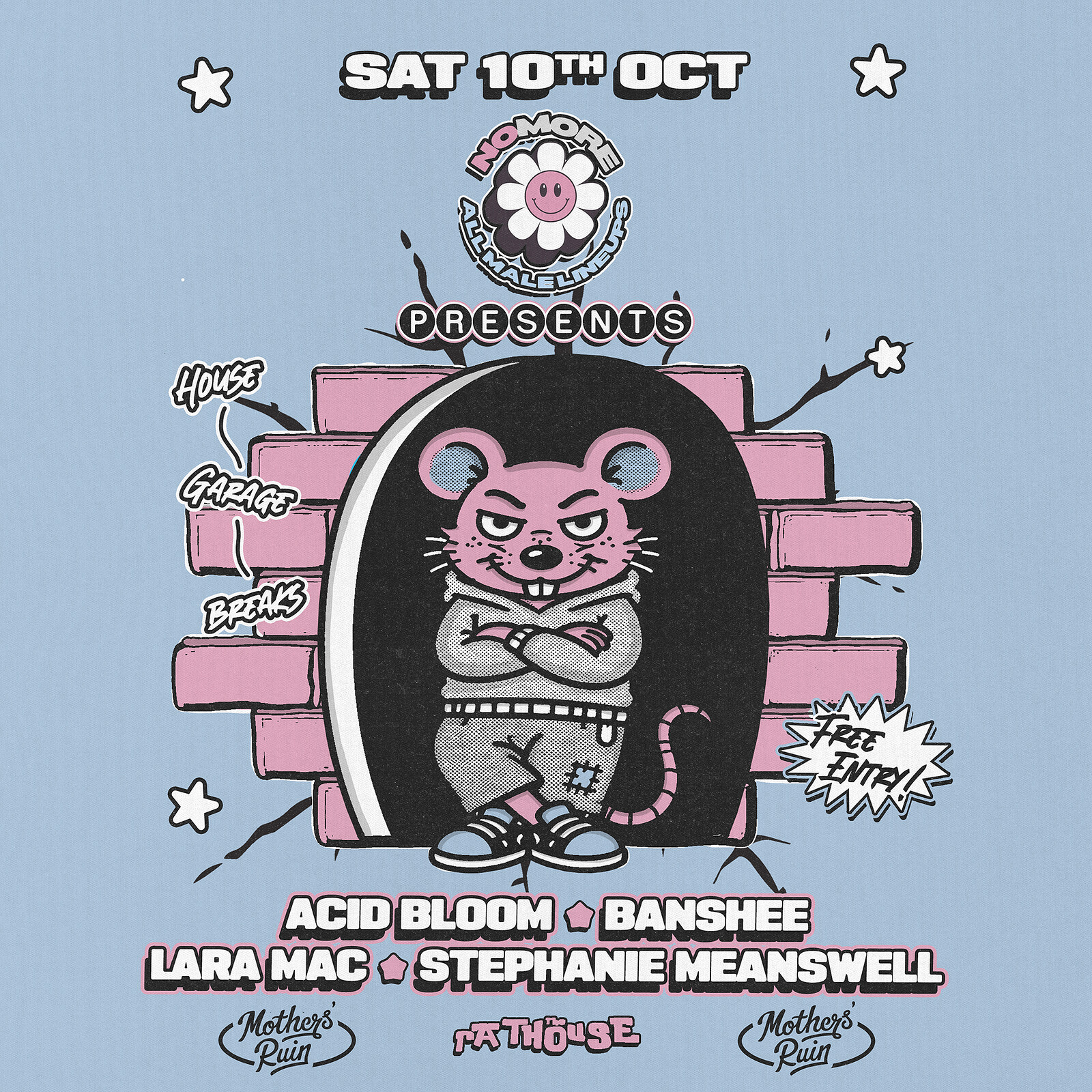 No More All Male Lineups: Acid Bloom, Banshee, Lara Mac + more at The Mothers Ruin