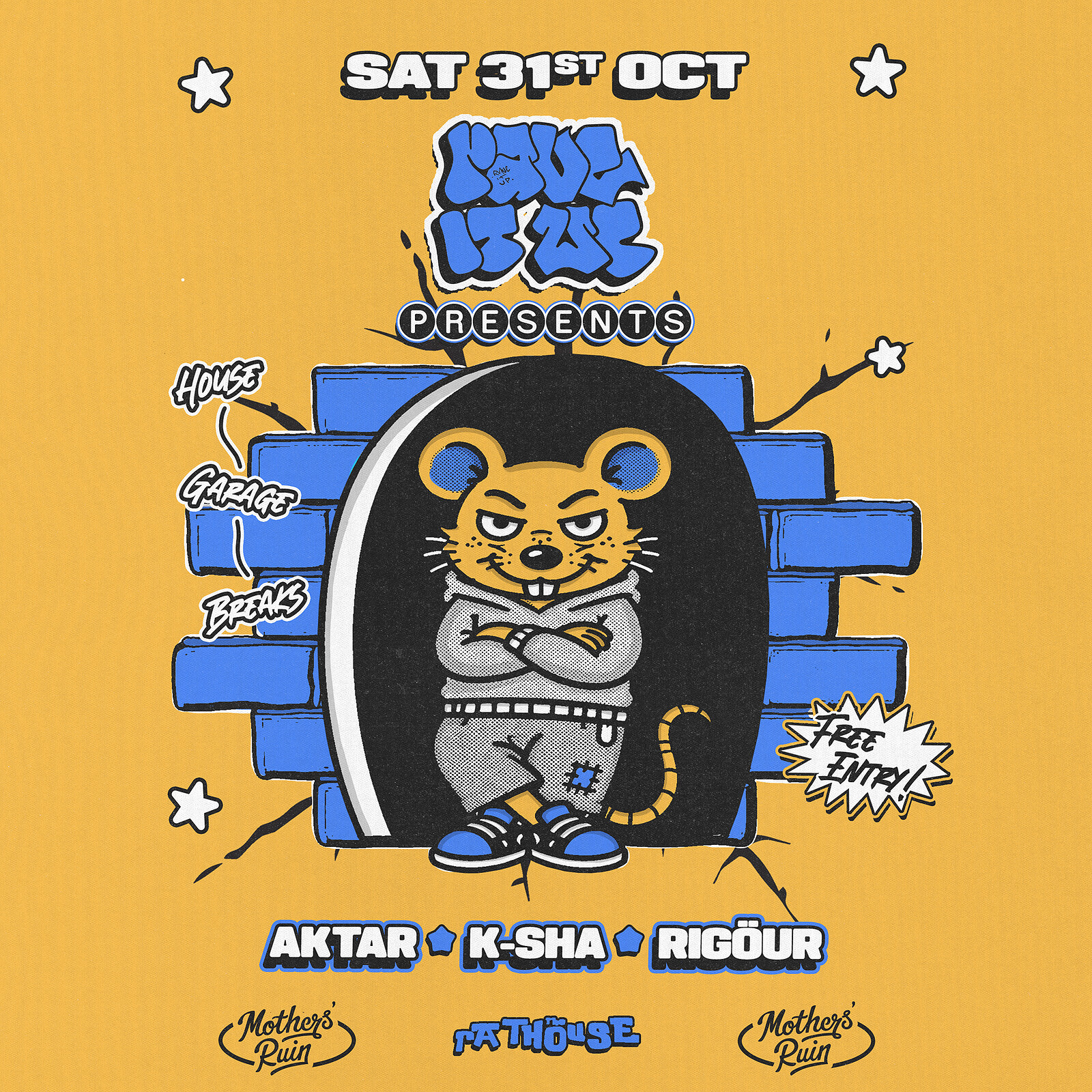 Rave It Up: Aktar, K-Sha + Rigour at The Mothers Ruin