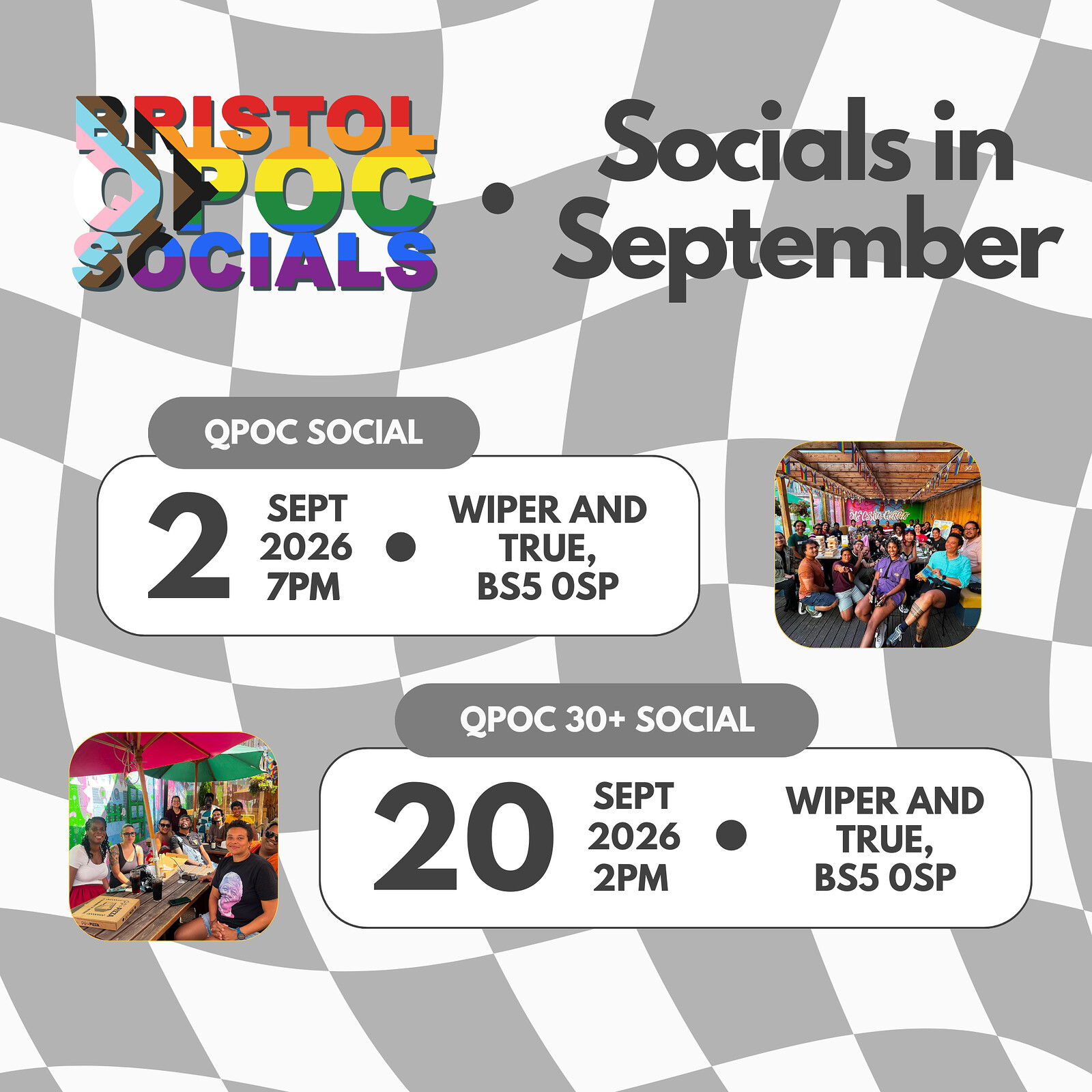 Bristol QPOC Social at Wiper and True Brewery & Taproom
