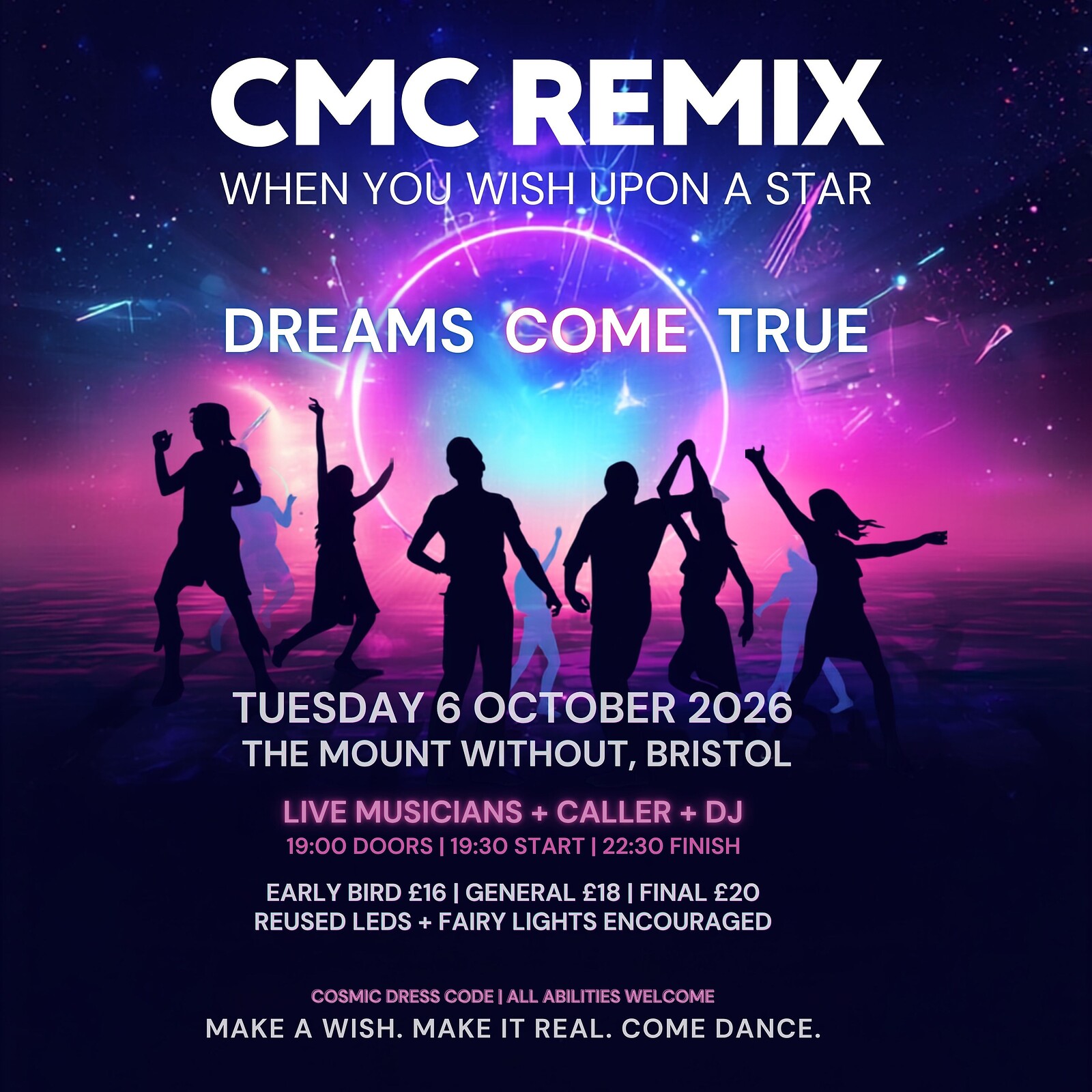 Call Me Ceilidh - The REMIX - "When You Wish Upon a Star" at The Mount Without