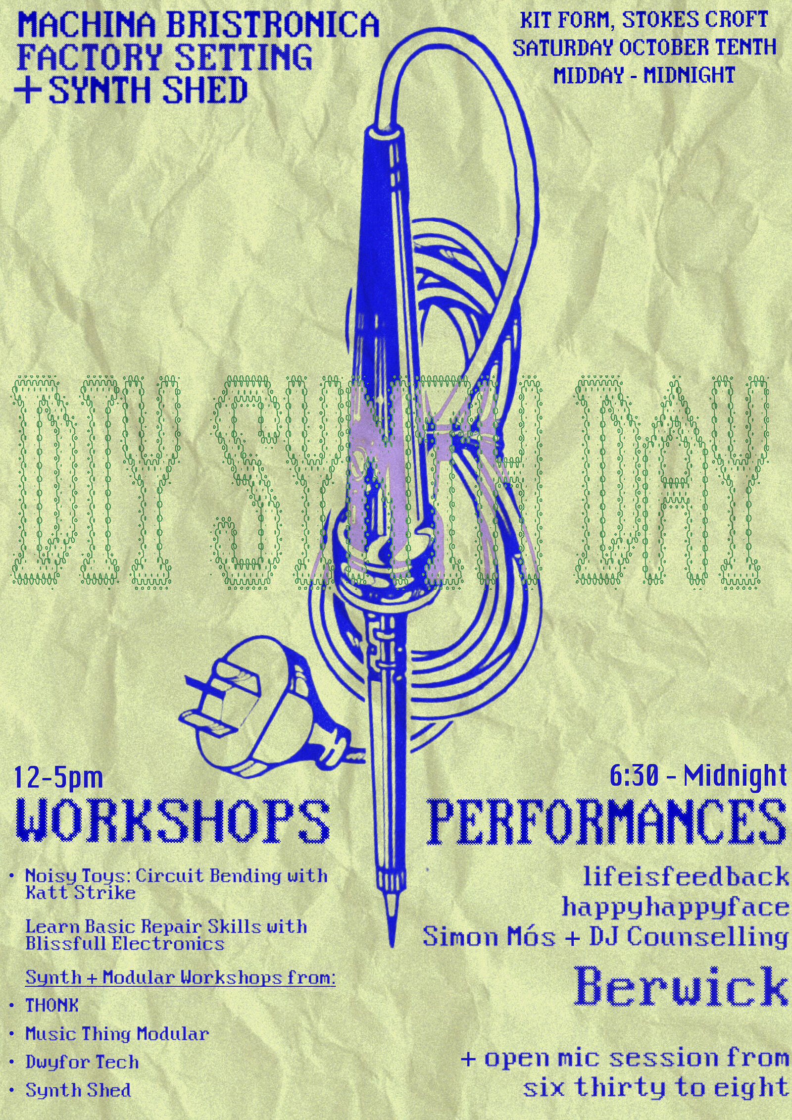 Do-It-Yourself Synth Building and Electronics Day