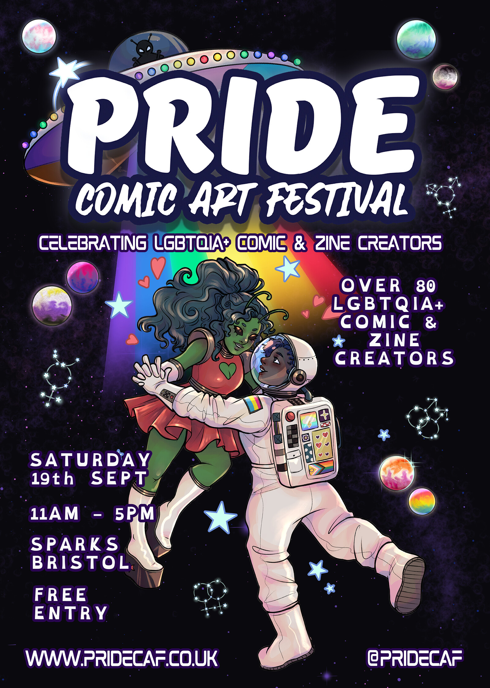 Pride Comic Art Festival 2026 at Sparks Bristol