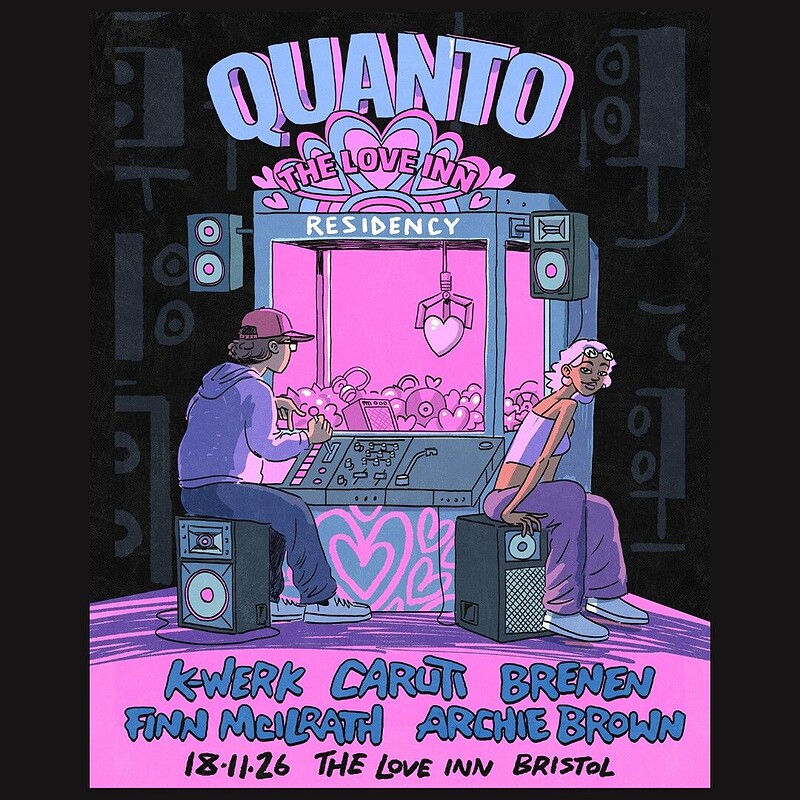 QUANTO Residency #02 w/ K-Werk + Caruti at The Love Inn